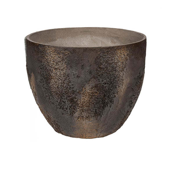 IMPERIAL OYSTER ROUND PLANTER, Rust